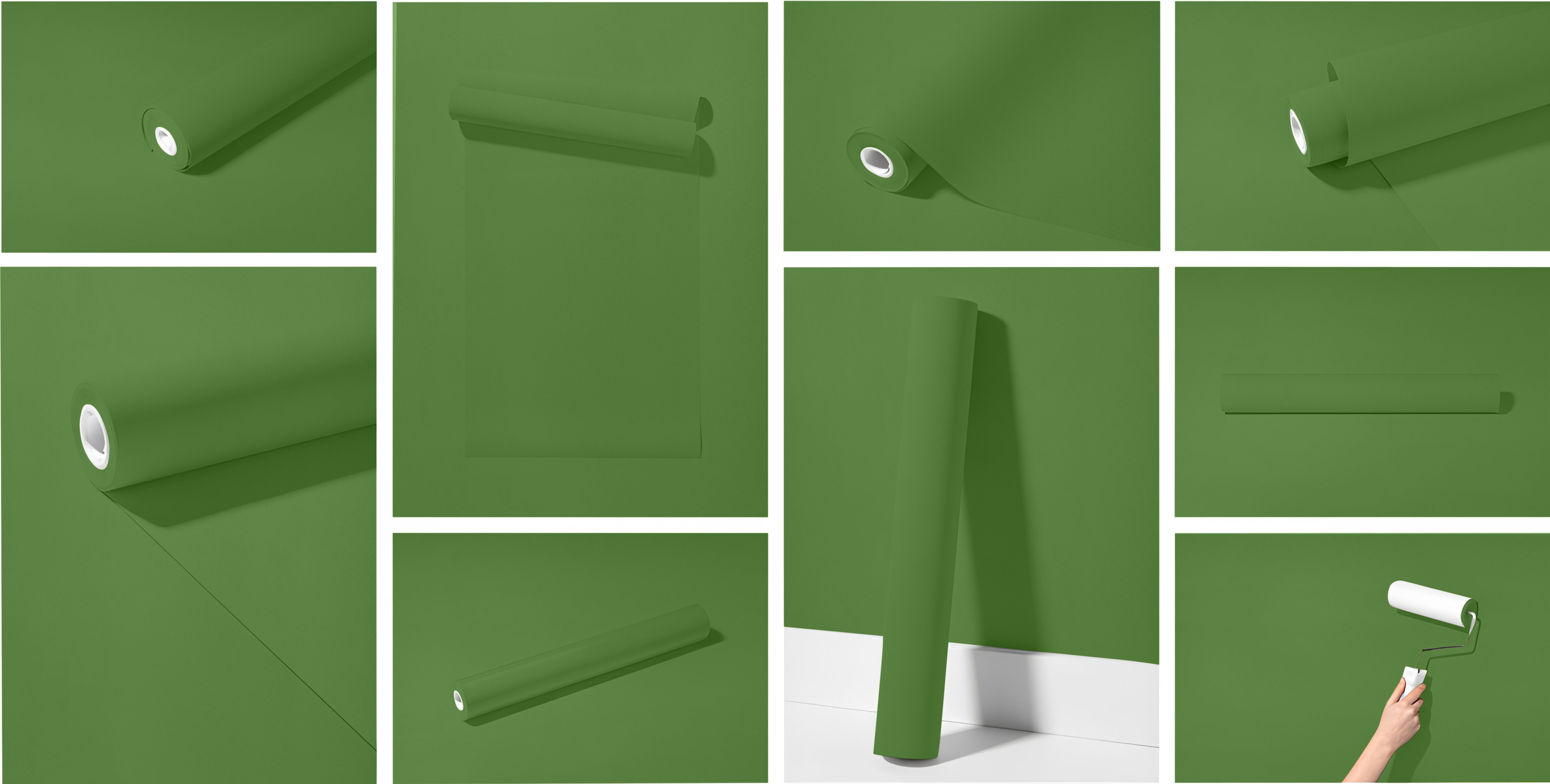 Peel & Stick Removable Re-usable Paint - Color RAL 6017 May Green - offRAL™ - RALRAW LLC, USA