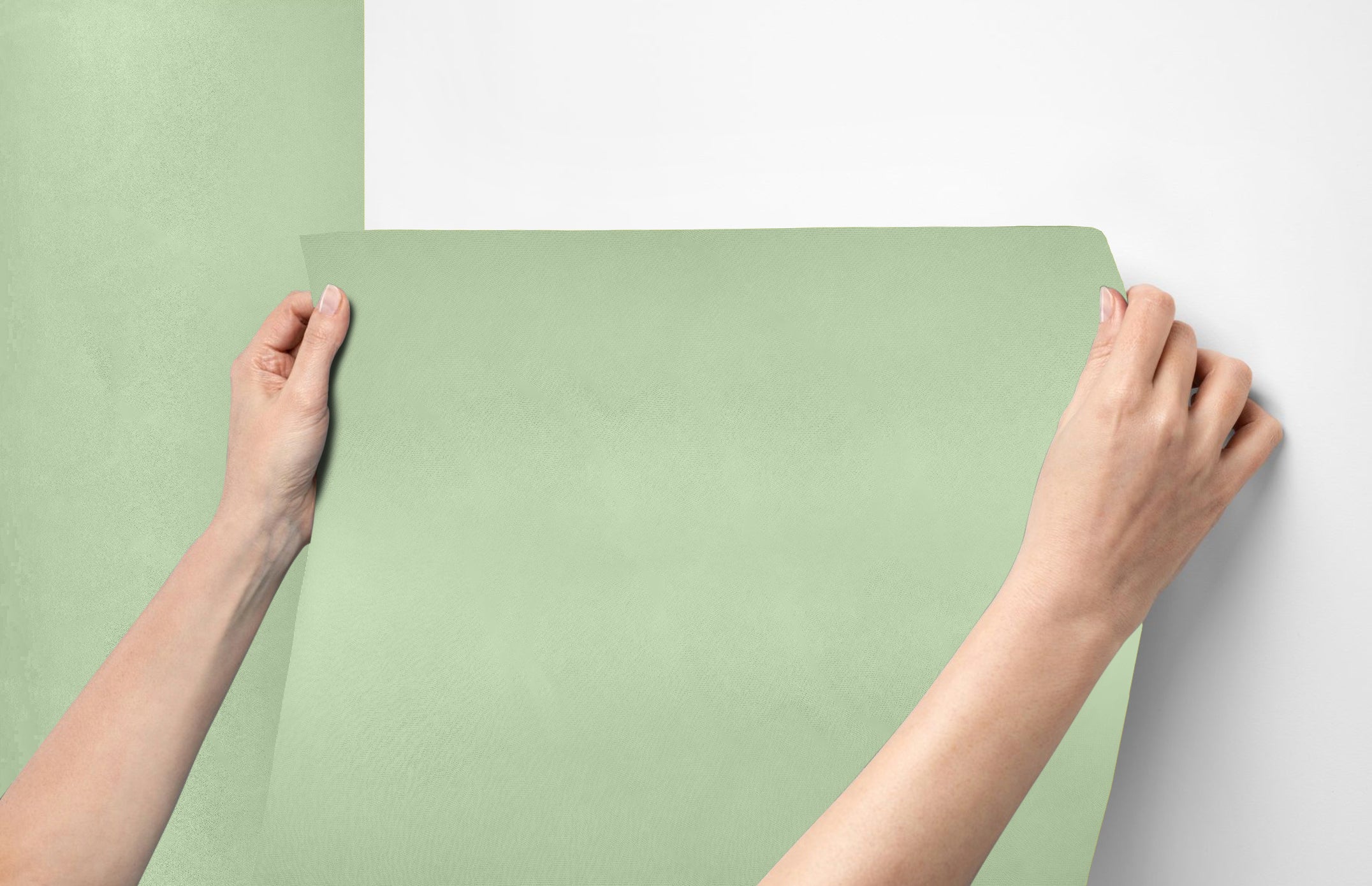 Peel & Stick Removable Re-usable Paint - Color RAL 6019 Pastel Green - offRAL™ - RALRAW LLC, USA