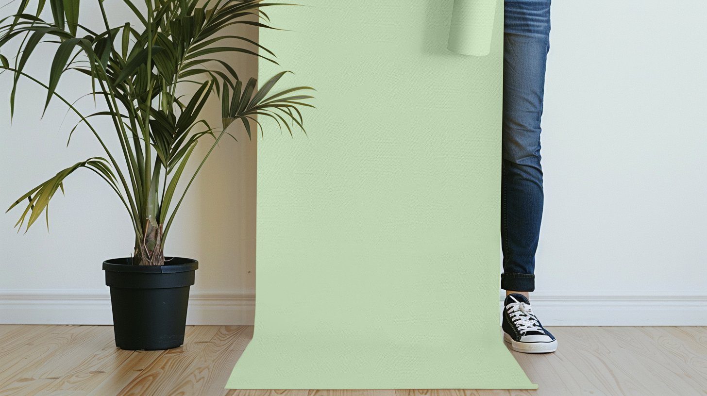 Peel & Stick Removable Re-usable Paint - Color RAL 6019 Pastel Green - offRAL™ - RALRAW LLC, USA