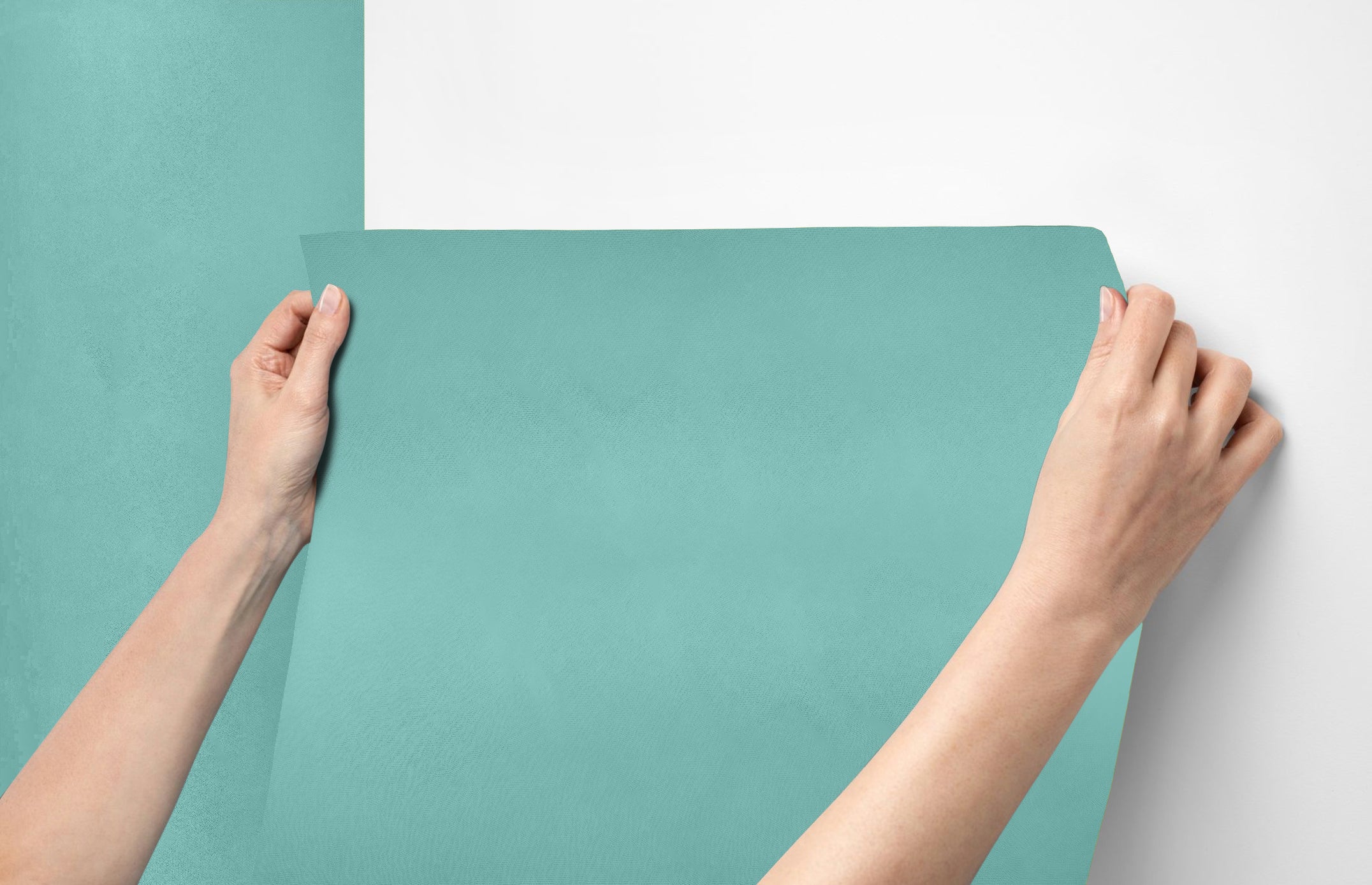 Peel & Stick Removable Re-usable Paint - Color RAL 6027 Light Green - offRAL™ - RALRAW LLC, USA