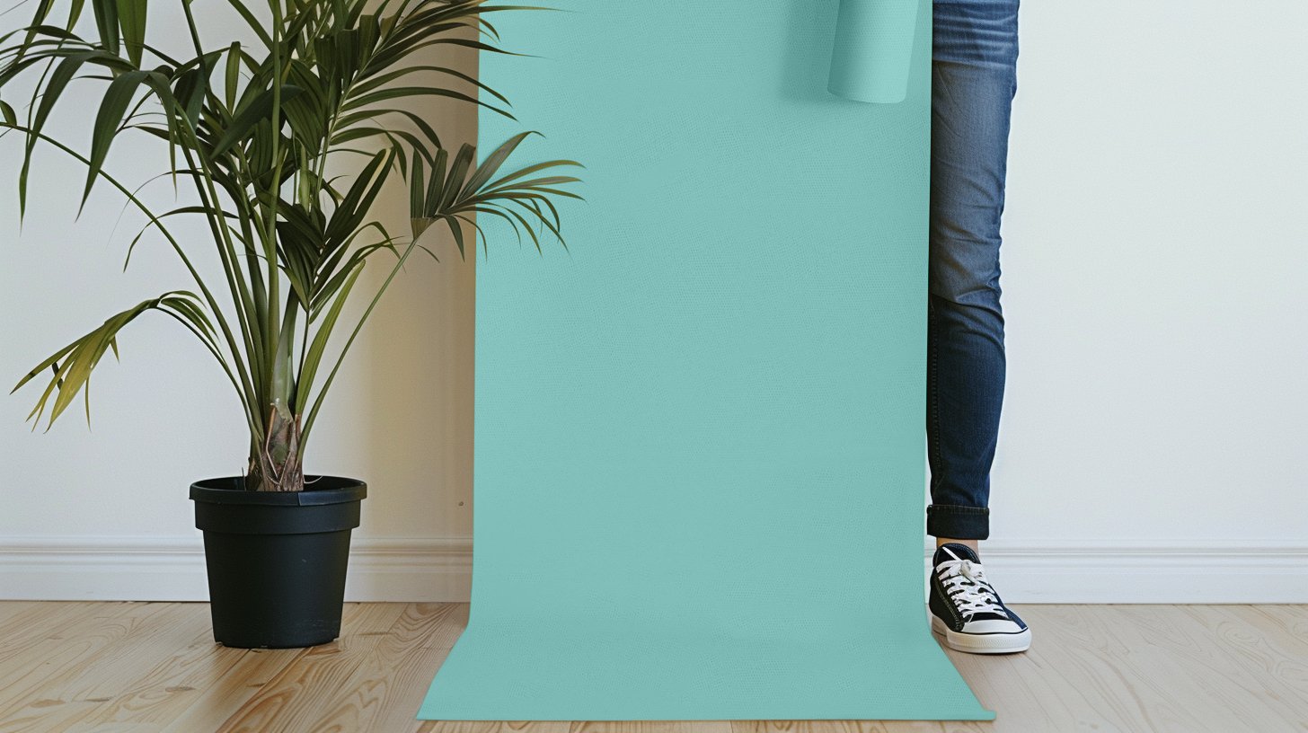 Peel & Stick Removable Re-usable Paint - Color RAL 6027 Light Green - offRAL™ - RALRAW LLC, USA