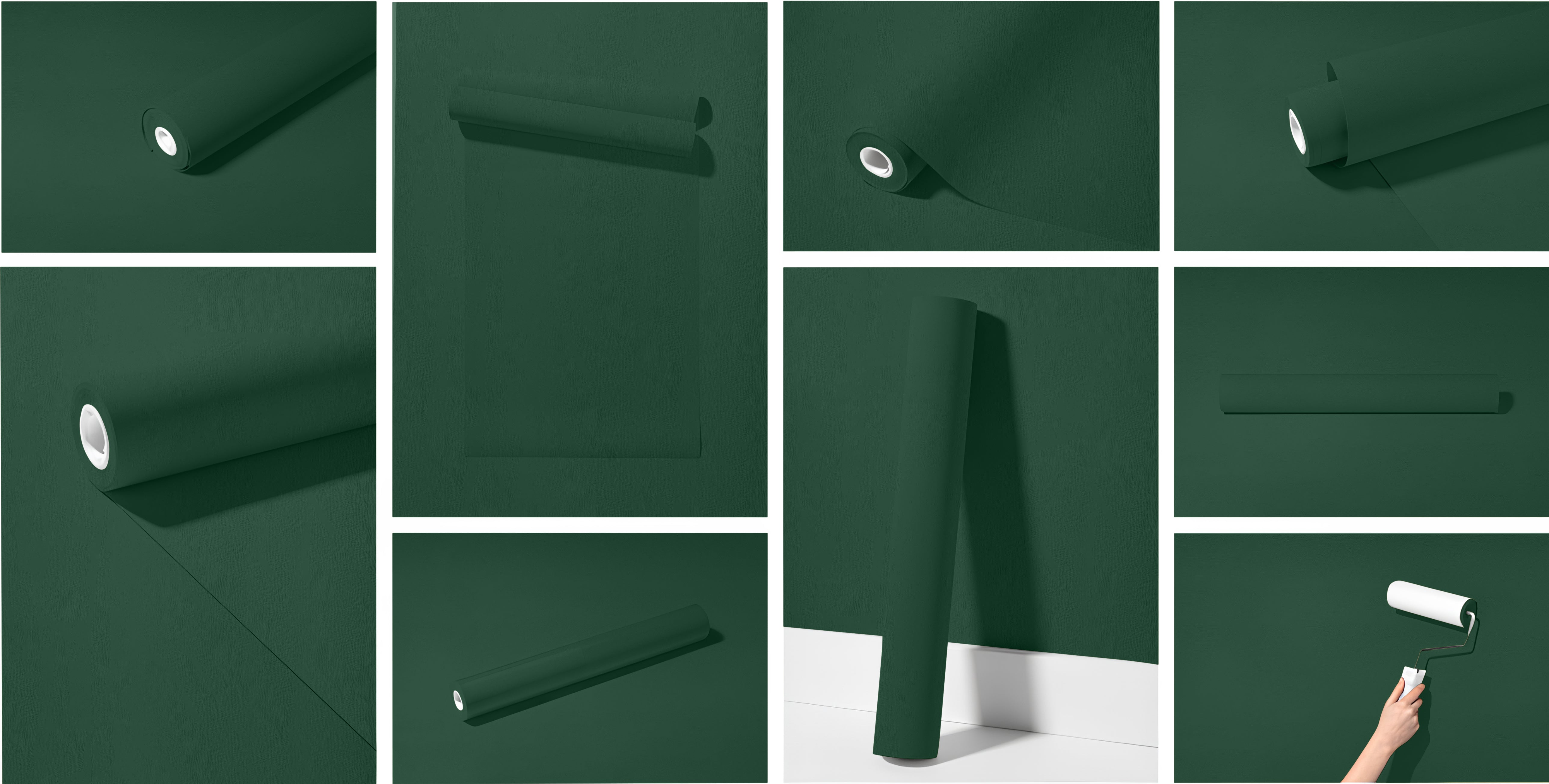 Peel & Stick Removable Re-usable Paint - Color RAL 6028 Pine Green - offRAL™ - RALRAW LLC, USA