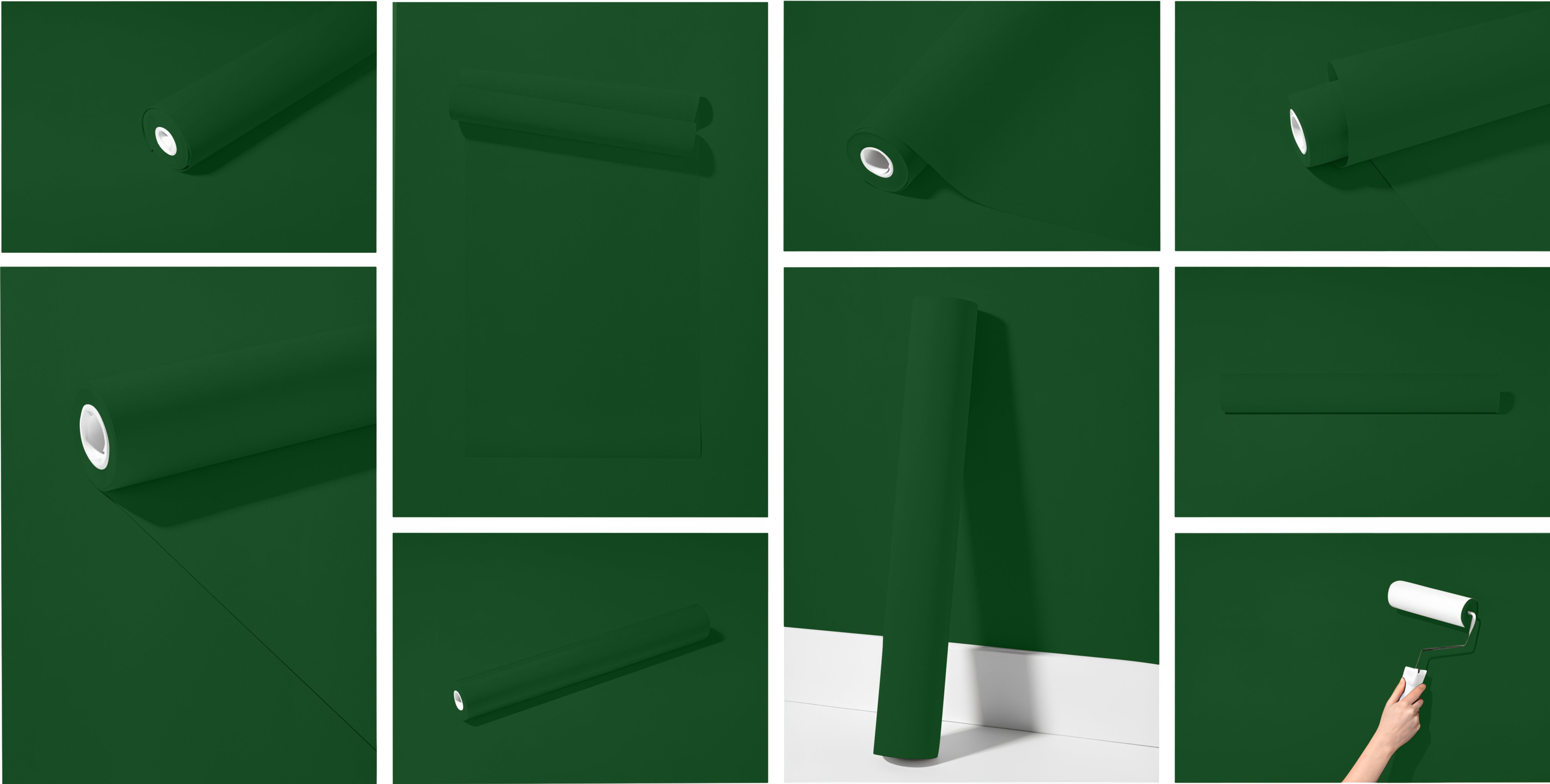 Peel & Stick Removable Re-usable Paint - Color RAL 6035 Pearl Green - offRAL™ - RALRAW LLC, USA