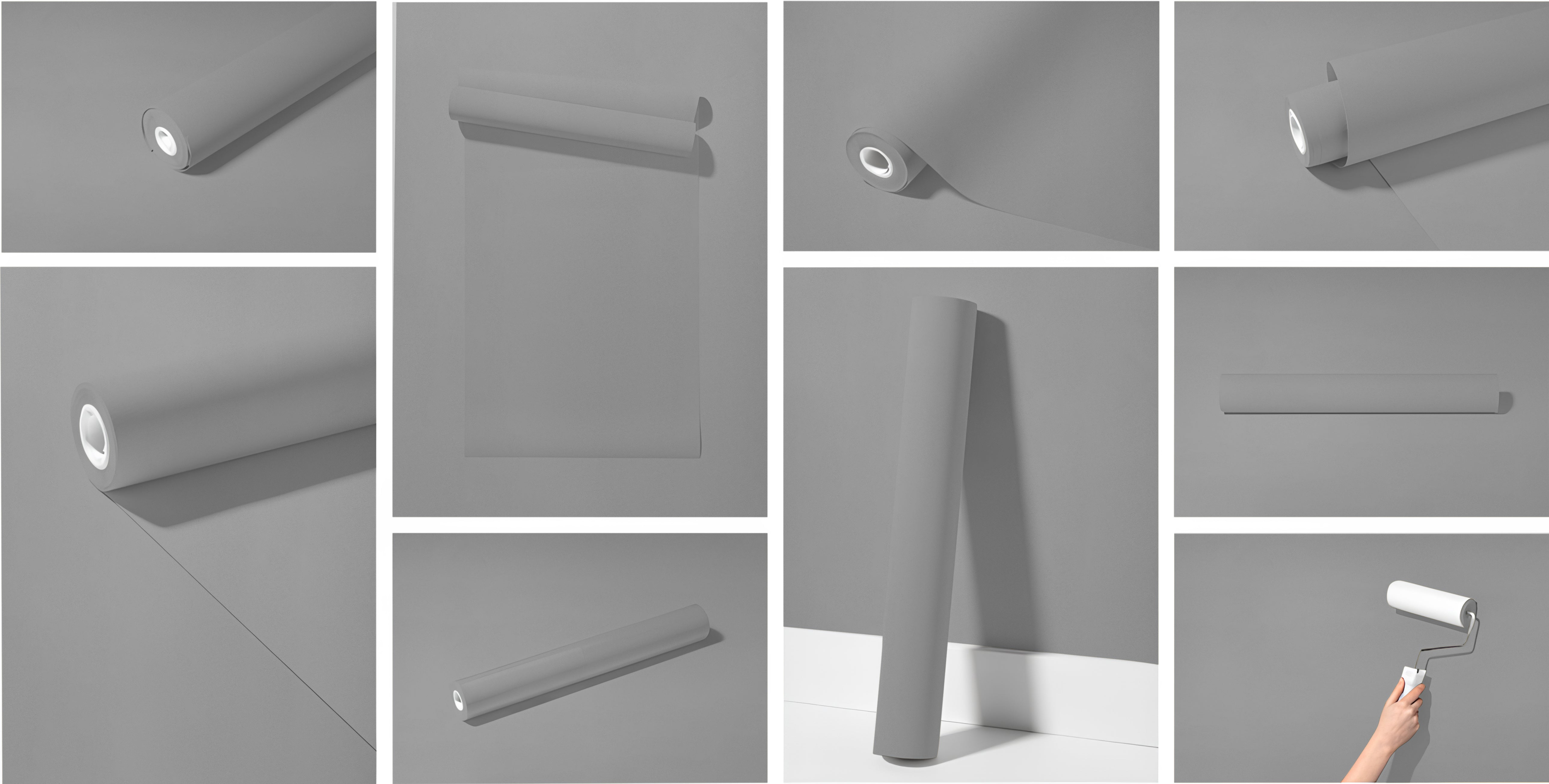 Peel & Stick Removable Re-usable Paint - Color RAL 7004 Signal Grey - offRAL™ - RALRAW LLC, USA