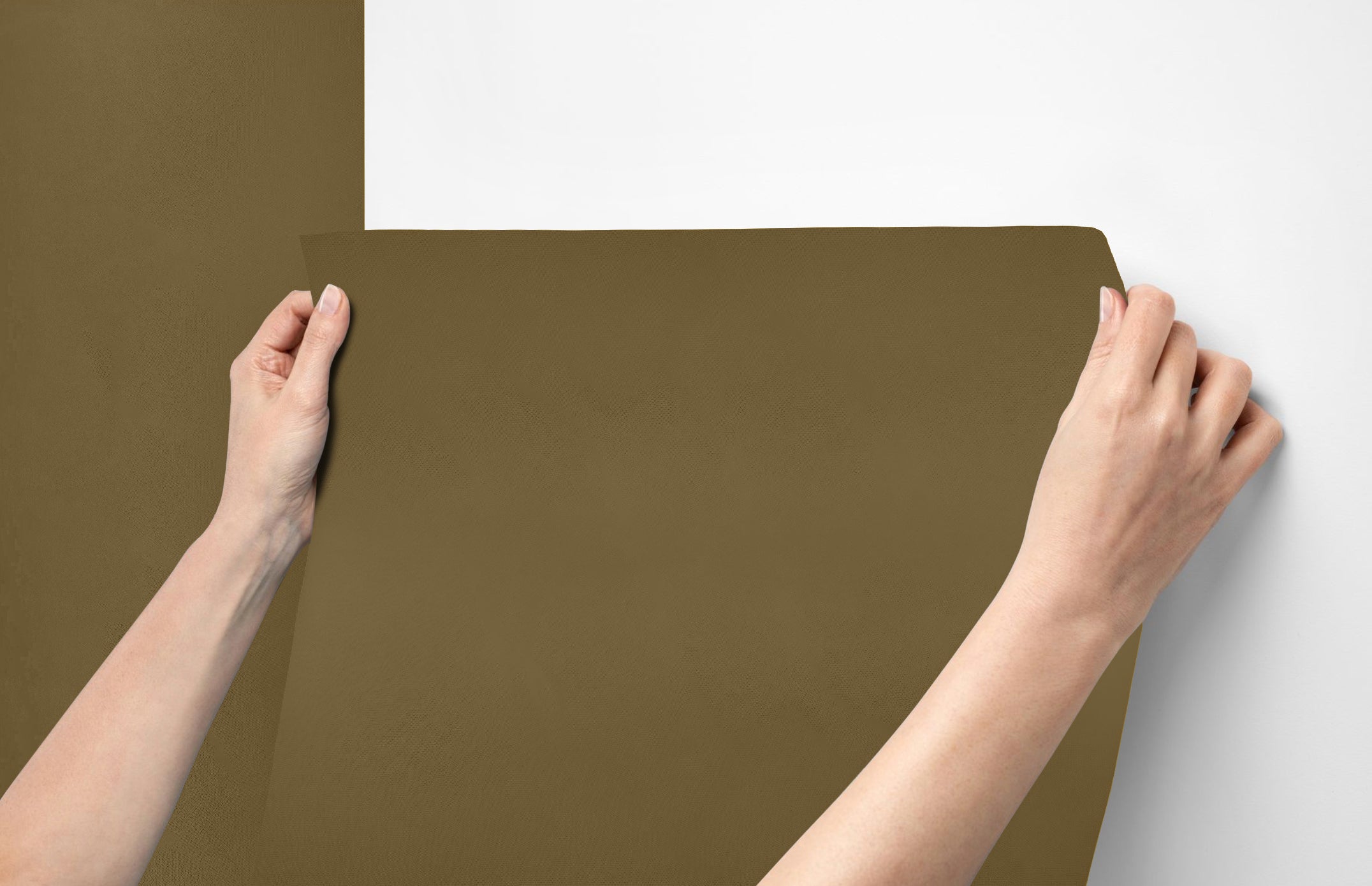 Peel & Stick Removable Re-usable Paint - Color RAL 7008 Khaki Grey - offRAL™ - RALRAW LLC, USA