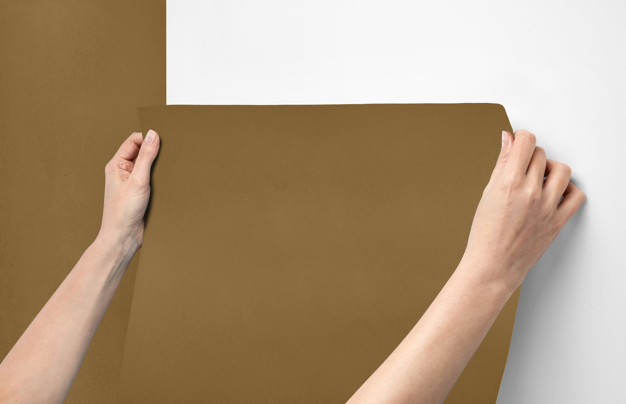 Peel & Stick Removable Re-usable Paint - Color RAL 8000 Green Brown - offRAL™ - RALRAW LLC, USA