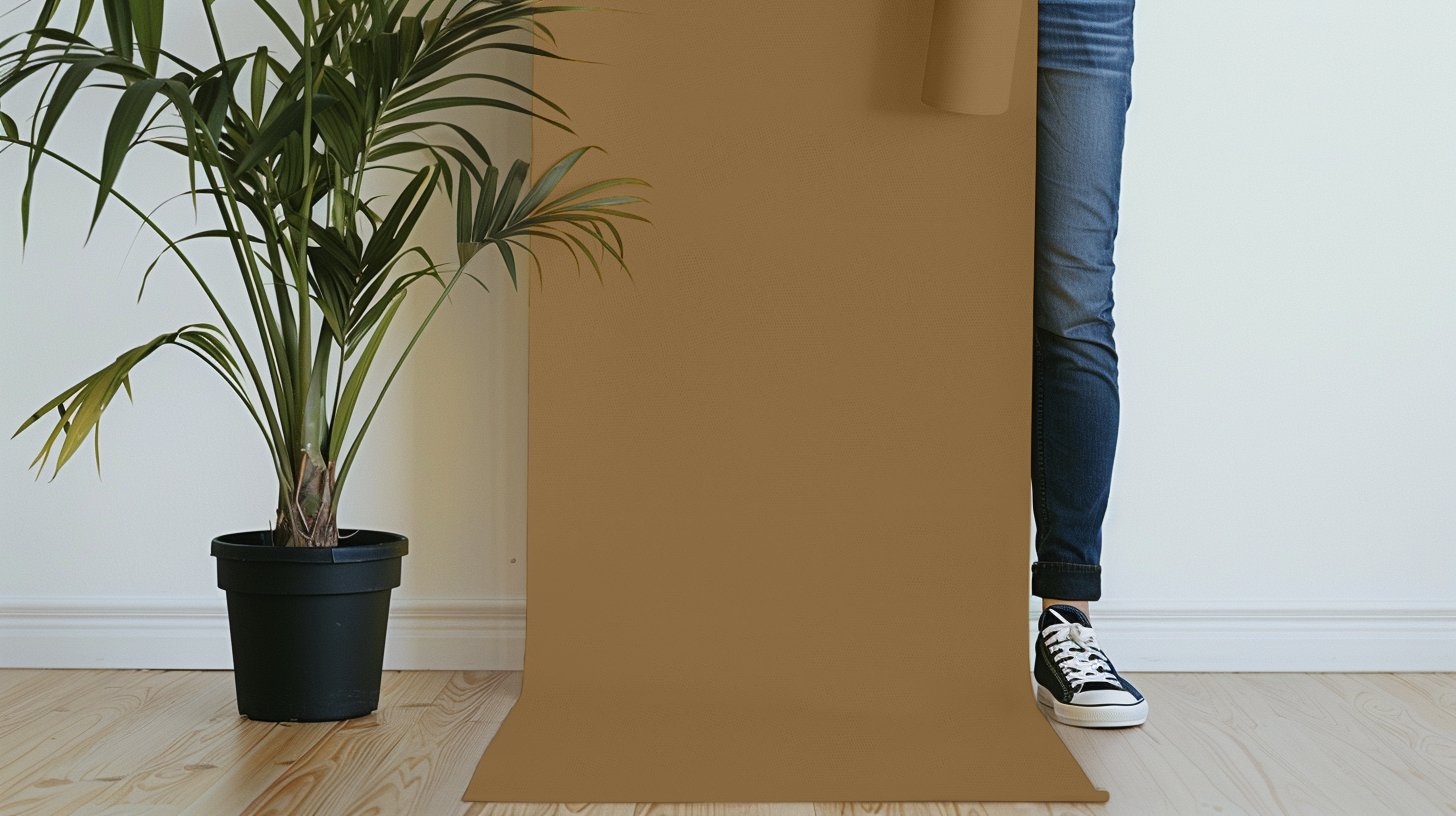 Peel & Stick Removable Re-usable Paint - Color RAL 8000 Green Brown - offRAL™ - RALRAW LLC, USA