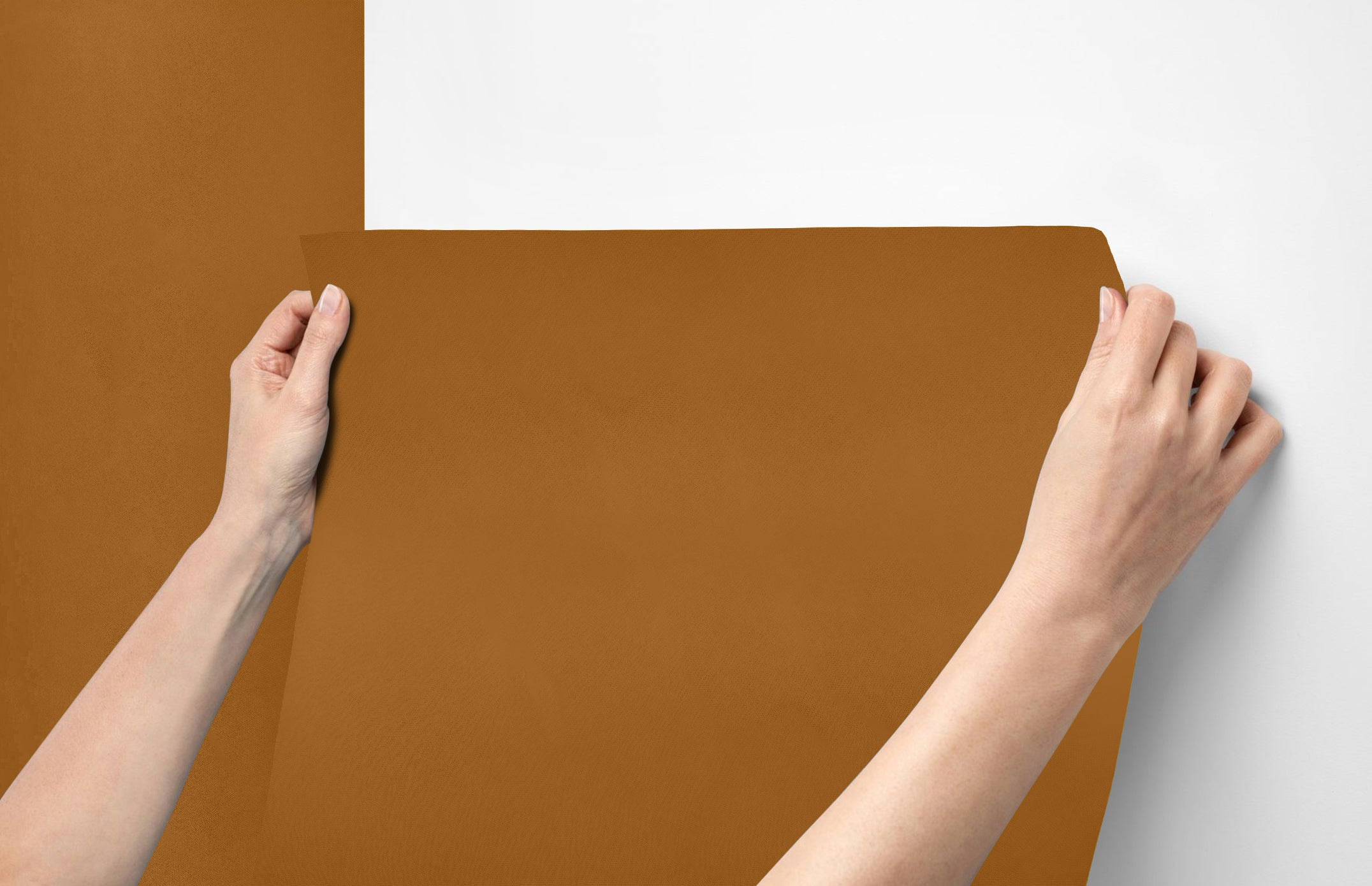 Peel & Stick Removable Re-usable Paint - Color RAL 8001 Ochre Brown - offRAL™ - RALRAW LLC, USA