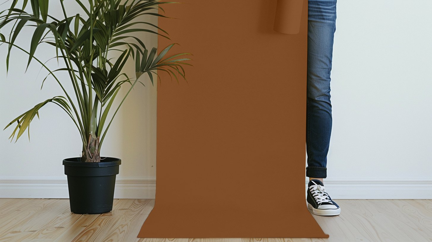 Peel & Stick Removable Re-usable Paint - Color RAL 8003 Clay Brown - offRAL™ - RALRAW LLC, USA