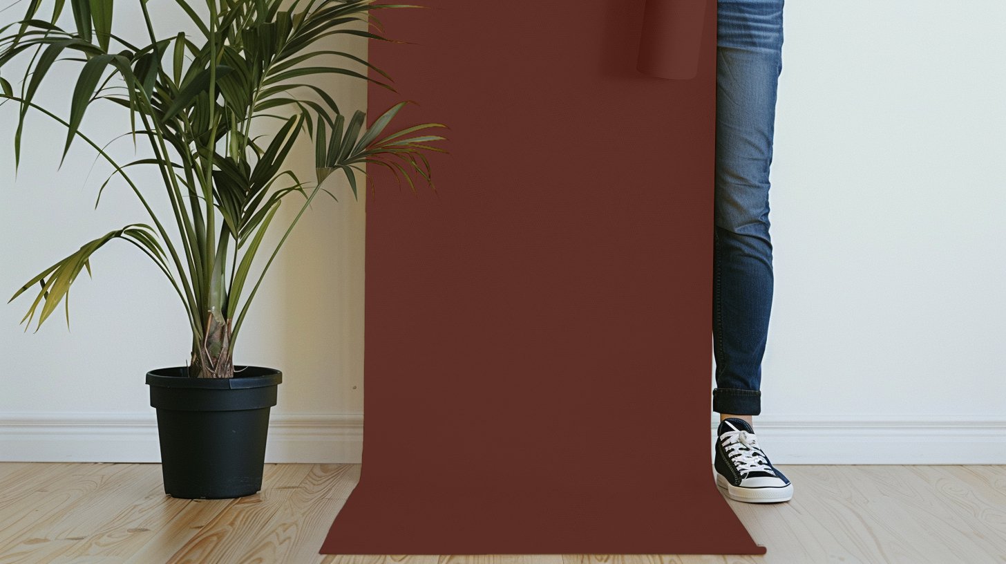 Peel & Stick Removable Re-usable Paint - Color RAL 8015 Chestnut Brown - offRAL™ - RALRAW LLC, USA