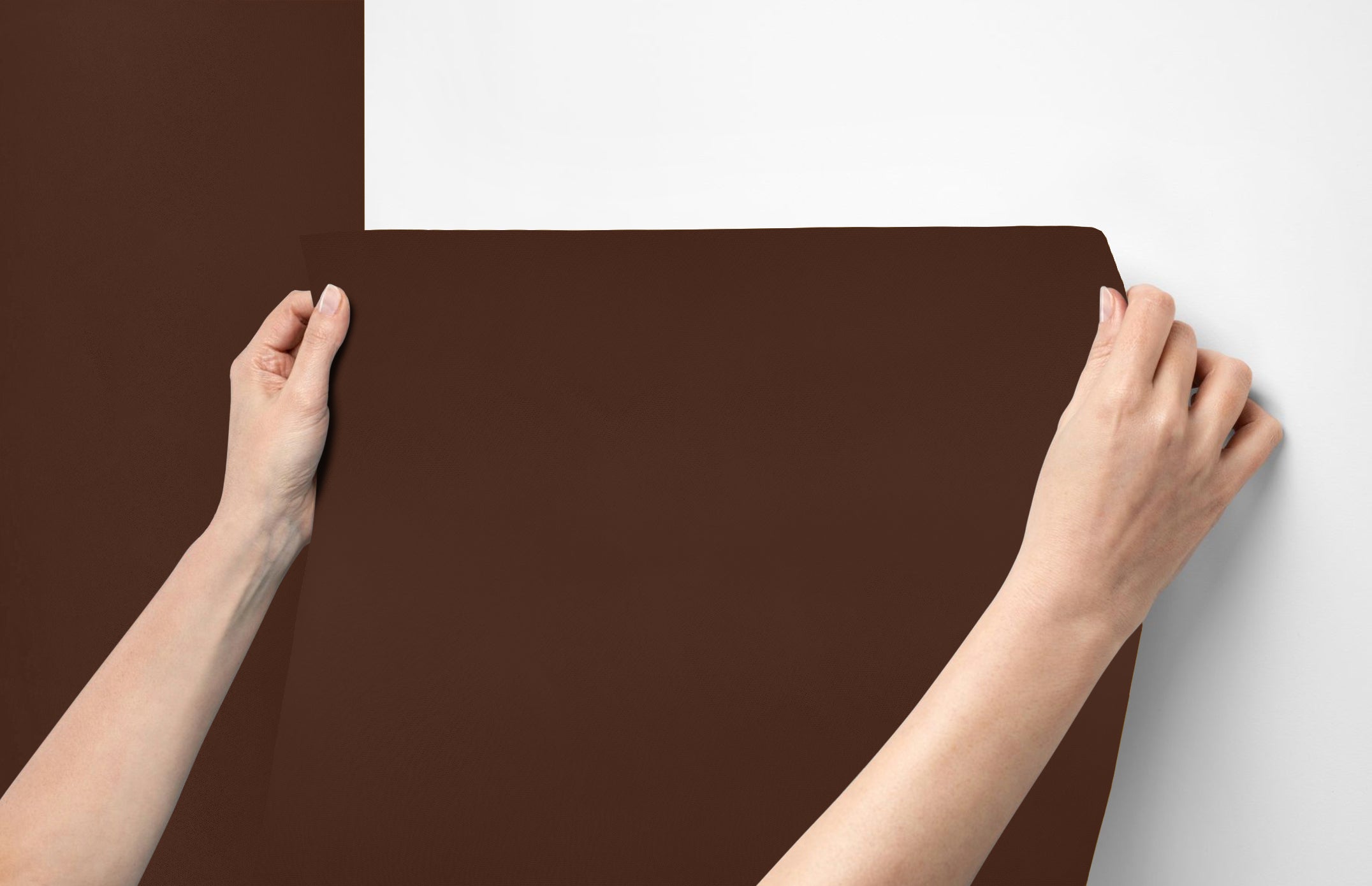 Peel & Stick Removable Re-usable Paint - Color RAL 8016 Mahogany Brown - offRAL™ - RALRAW LLC, USA