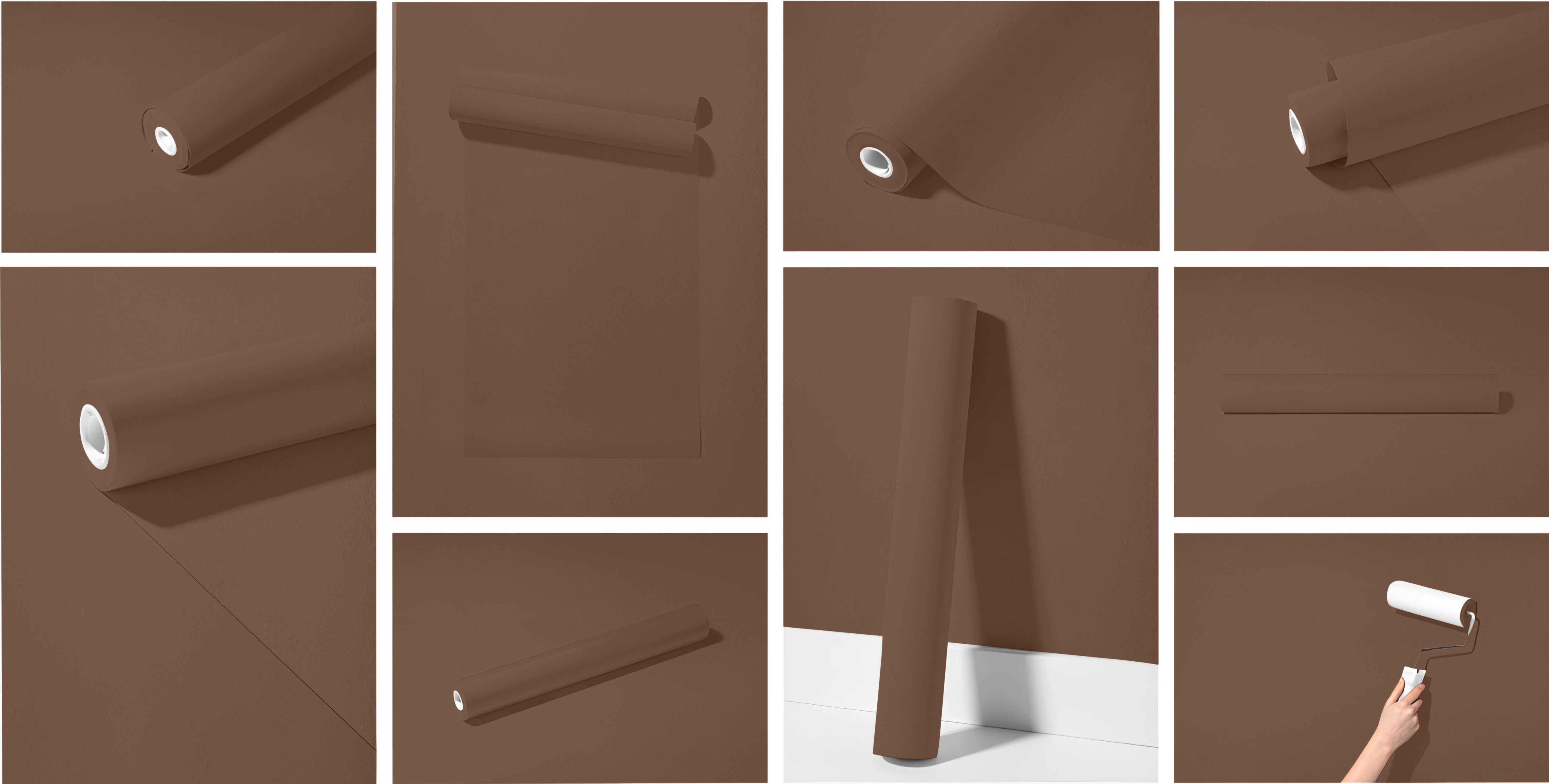 Peel & Stick Removable Re-usable Paint - Color RAL 8025 Pale Brown - offRAL™ - RALRAW LLC, USA