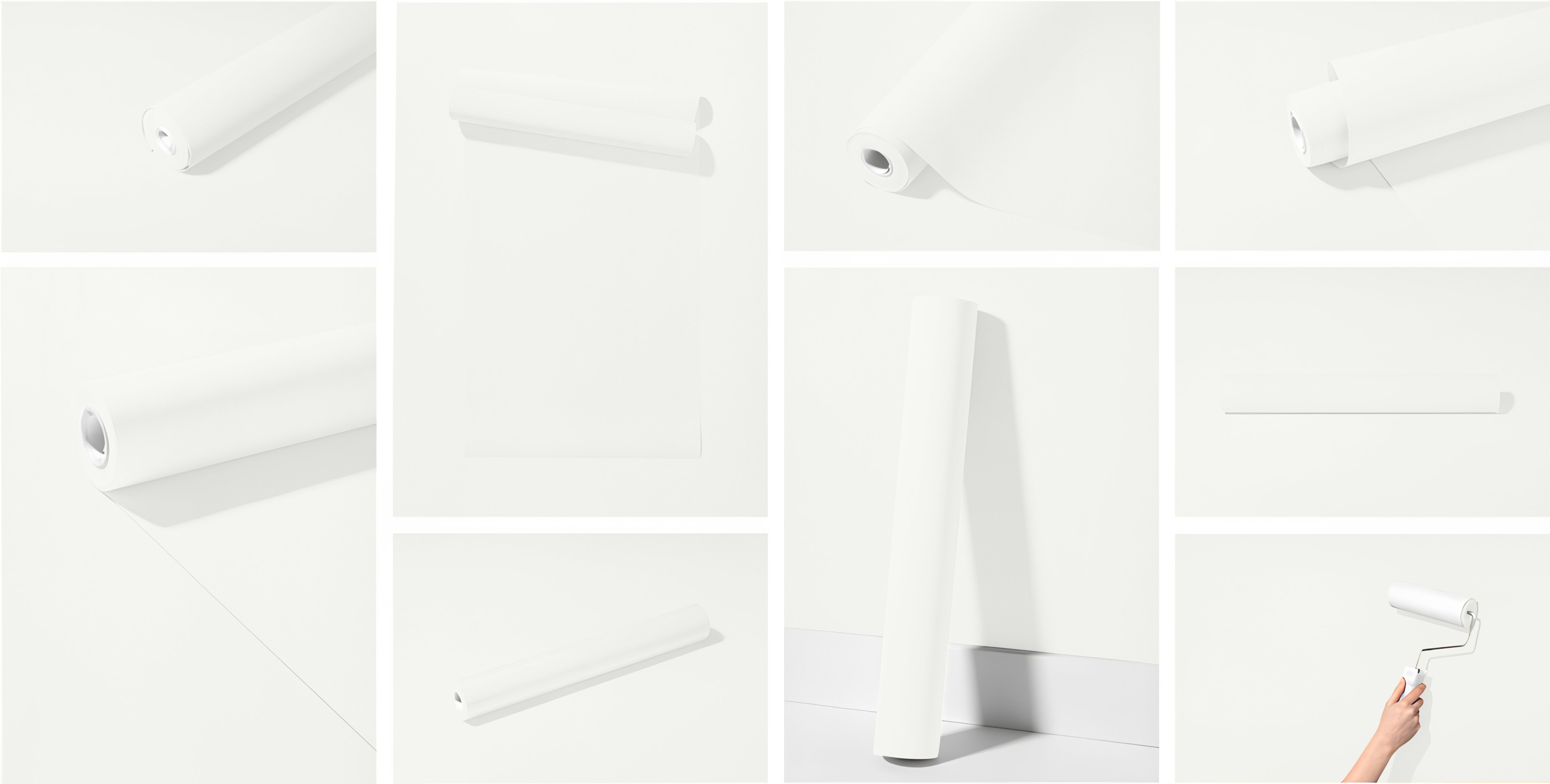 Peel & Stick Removable Re-usable Paint - Color RAL 9003 Signal White - offRAL™ - RALRAW LLC, USA
