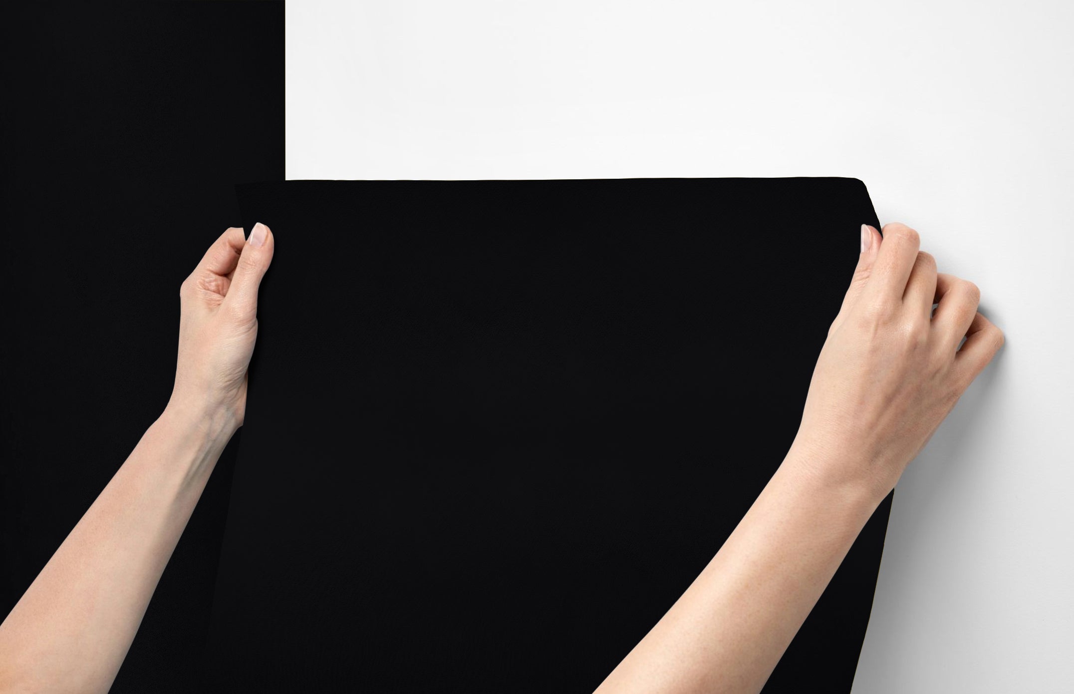 Peel & Stick Removable Re-usable Paint - Color RAL 9005 Jet Black - offRAL™ - RALRAW LLC, USA