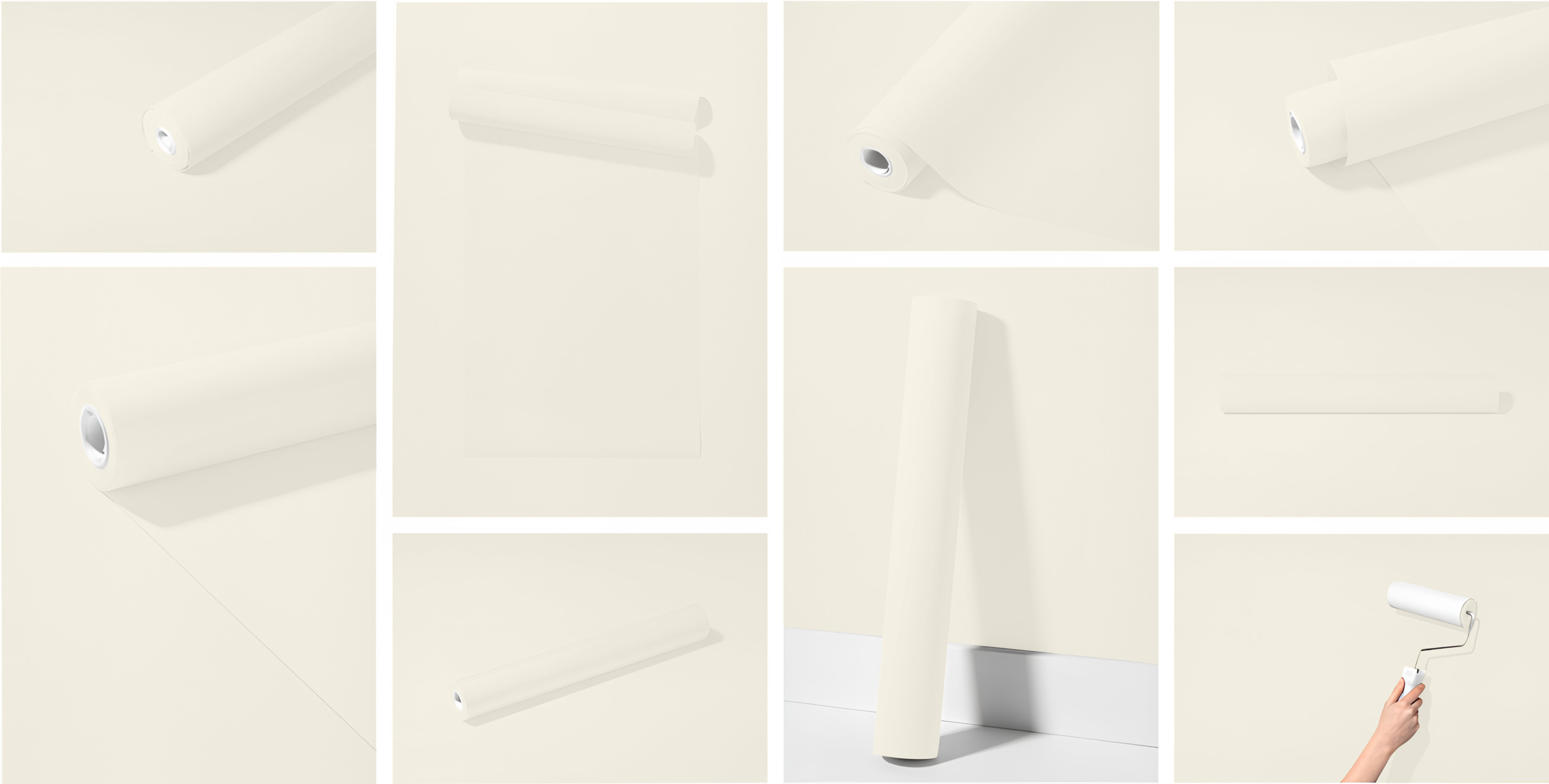 Peel & Stick Removable Re-usable Paint - Color RAL 9010 Pure White - offRAL™ - RALRAW LLC, USA