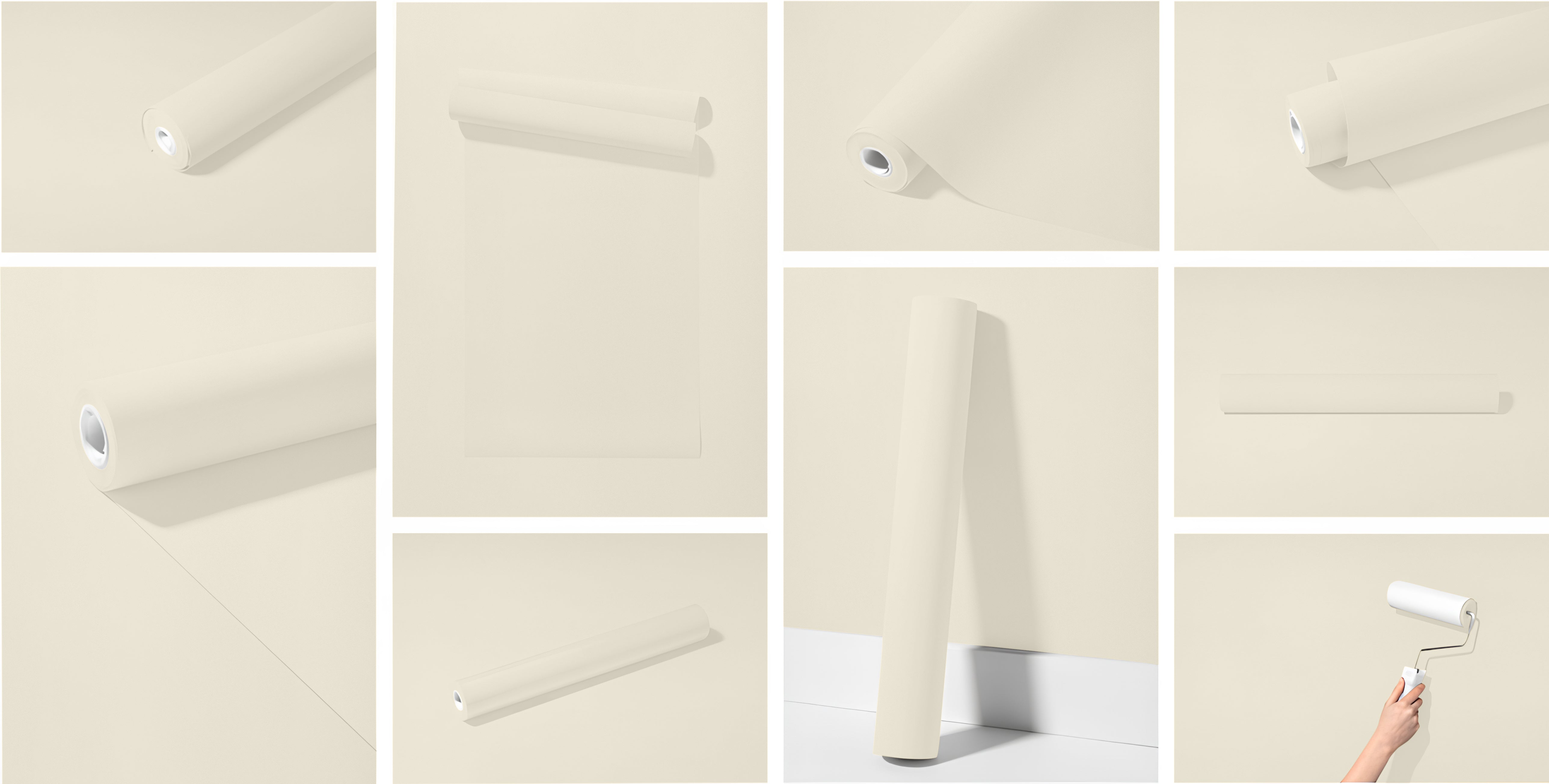 Peel & Stick Removable Re-usable Paint - Color RAL 9012 Cleanroom White - offRAL™ - RALRAW LLC, USA