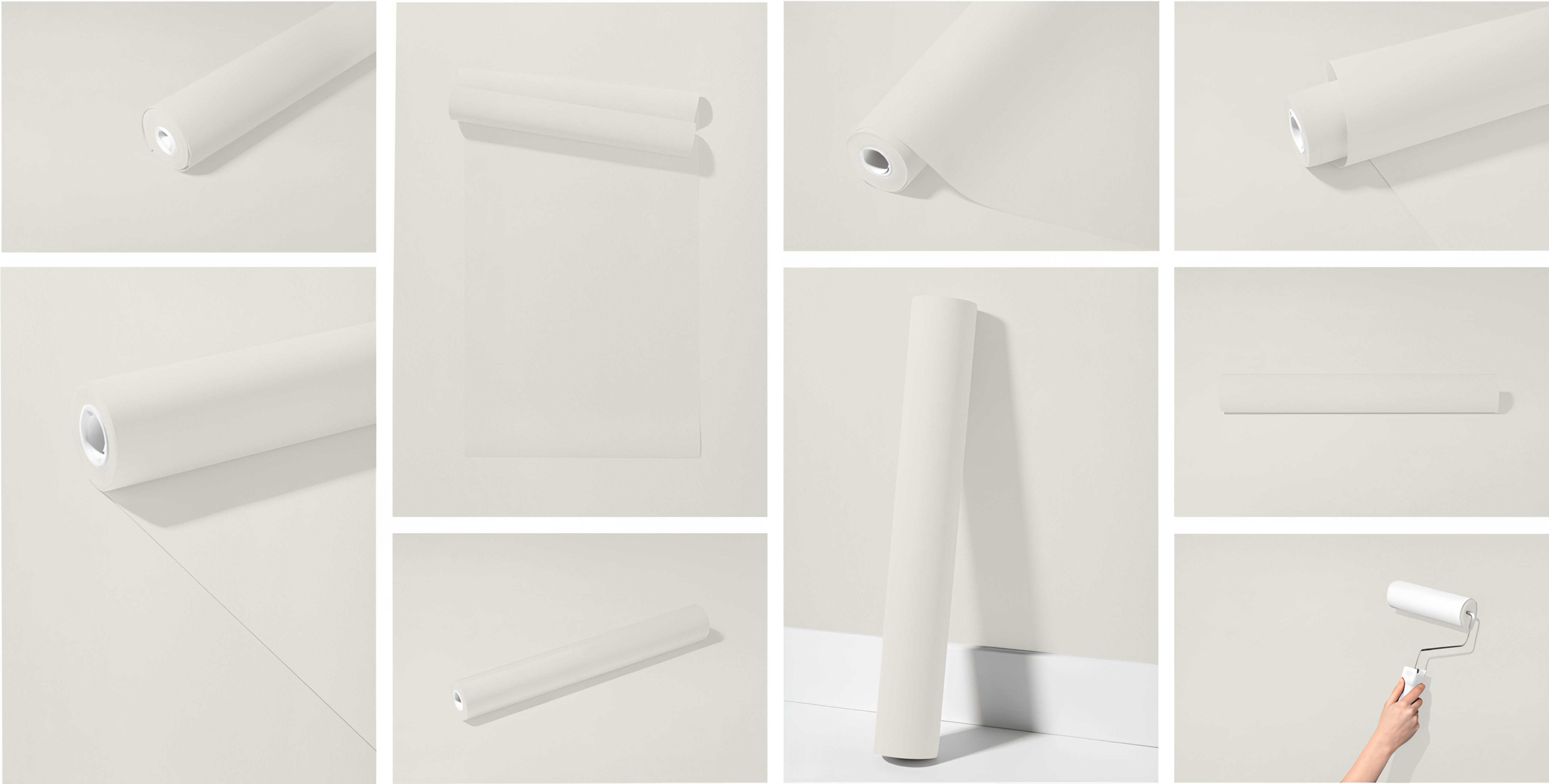 Peel & Stick Removable Re-usable Paint - Color RAL 9016 Traffic White - offRAL™ - RALRAW LLC, USA