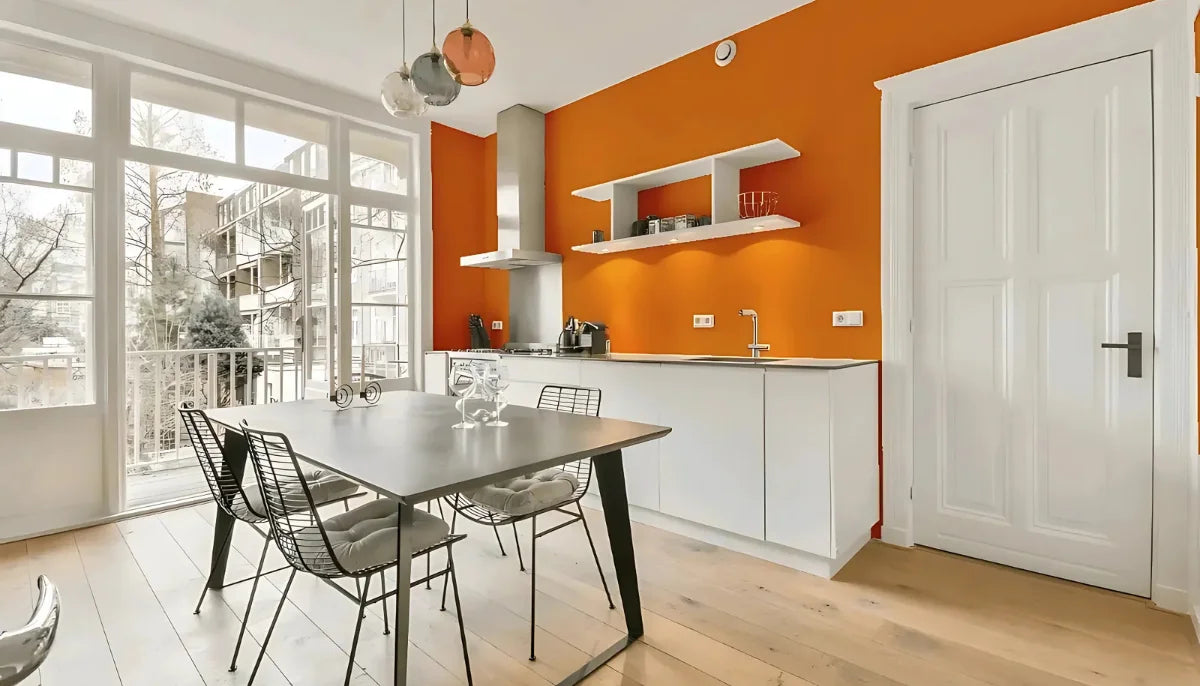 Temporäre Farbe – RAL 2000 Gelborange – für Schränke, Arbeitsplatten, Wände, alle glatten Oberflächen – offRAL™