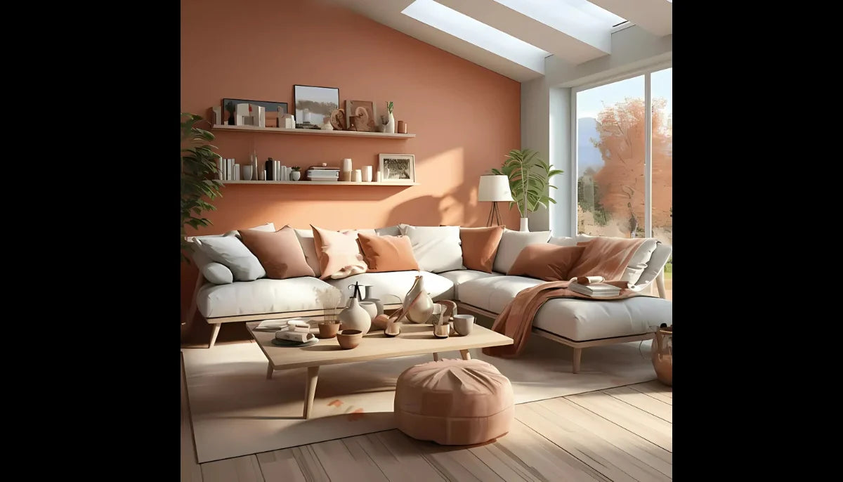 Kontaktfarbe - RAL 3012 Beigerot - Airbnb-freundliche Farbe für jede glatte Oberfläche - offRAL™