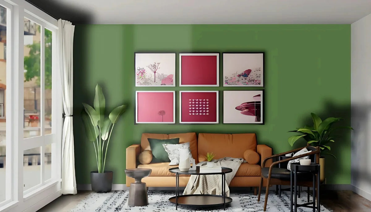 Abzieh- und Klebefarbe – RAL 6010 Grasgrün – vorübergehend mieterfreundliche, tapetenähnliche Farbe – offRAL™