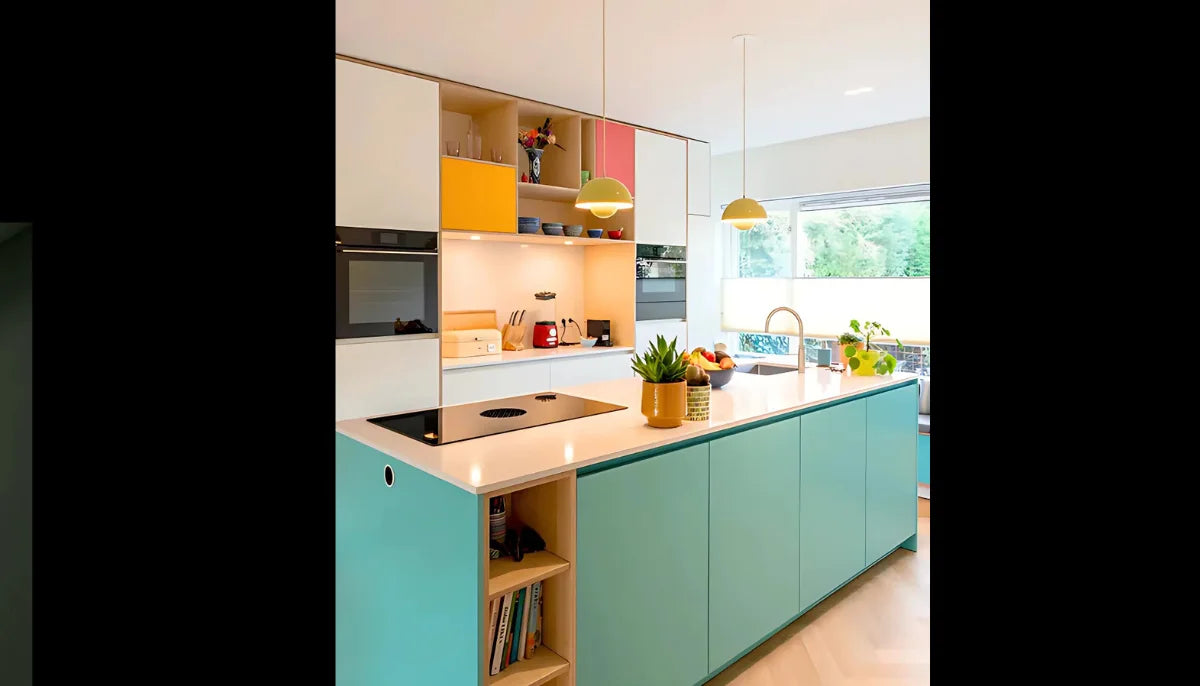 Temporäre Farbe - RAL 6027 Lichtgrün - für Schränke, Arbeitsplatten, Wände, alle glatten Oberflächen - offRAL™