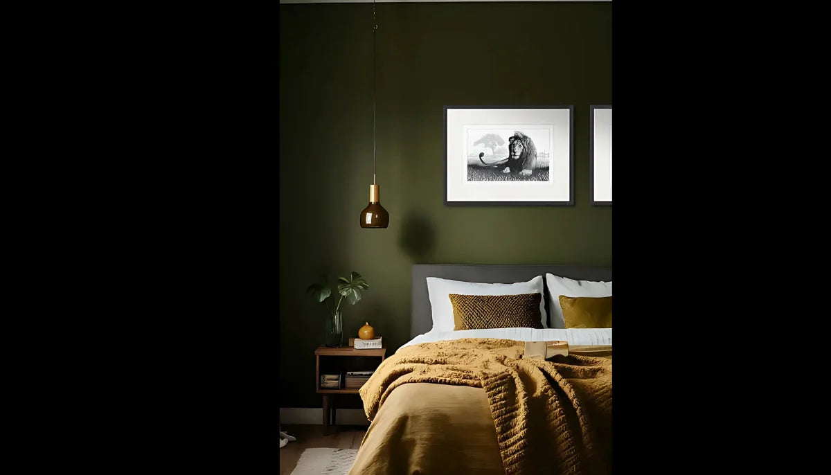 Selbstklebende Farbe - RAL 6003 Olivgrün - temporäre tapetenähnliche Farbe für jede glatte Oberfläche - offRAL™