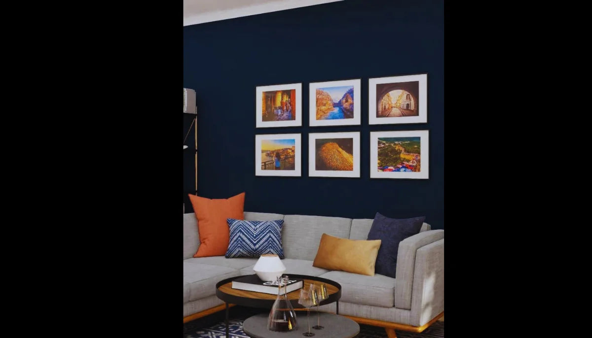 Selbstklebende Farbe - RAL 5004 Schwarzblau - temporäre tapetenähnliche Farbe für jede glatte Oberfläche - offRAL™