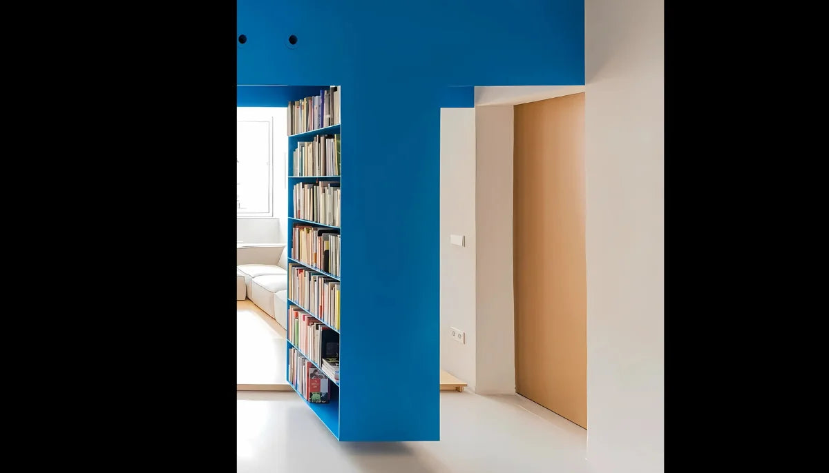 Abzieh- und Klebefarbe – RAL 5005 Signalblau – vorübergehend mieterfreundliche, tapetenähnliche Farbe – offRAL™