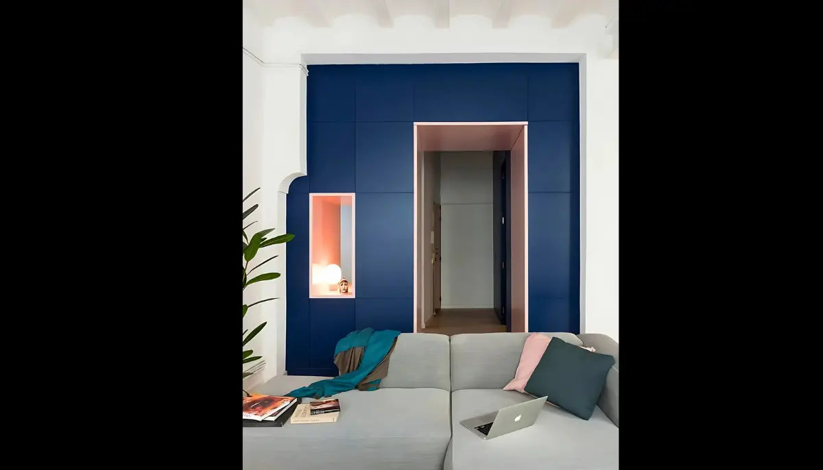 Kontaktfarbe - RAL 5022 Nachtblau - Airbnb-freundliche Farbe für jede glatte Oberfläche - offRAL™