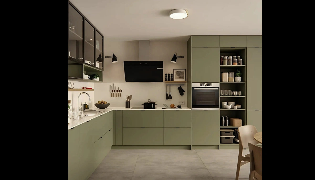 Kontaktfarbe - RAL 6013 Schilfgrün - Airbnb-freundliche Farbe für jede glatte Oberfläche - offRAL™