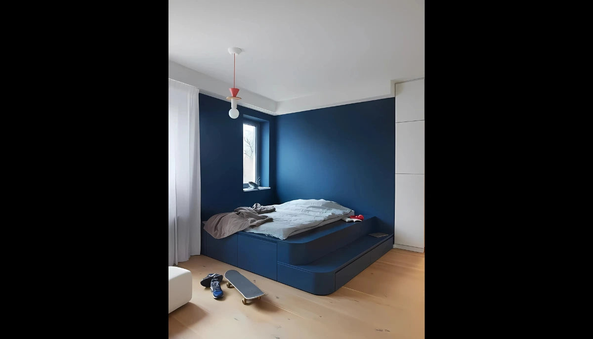 Abziehbare Farbe - RAL 5026 Perlnachtblau - superleicht zu entfernende Farbe für jede glatte Oberfläche - offRAL™