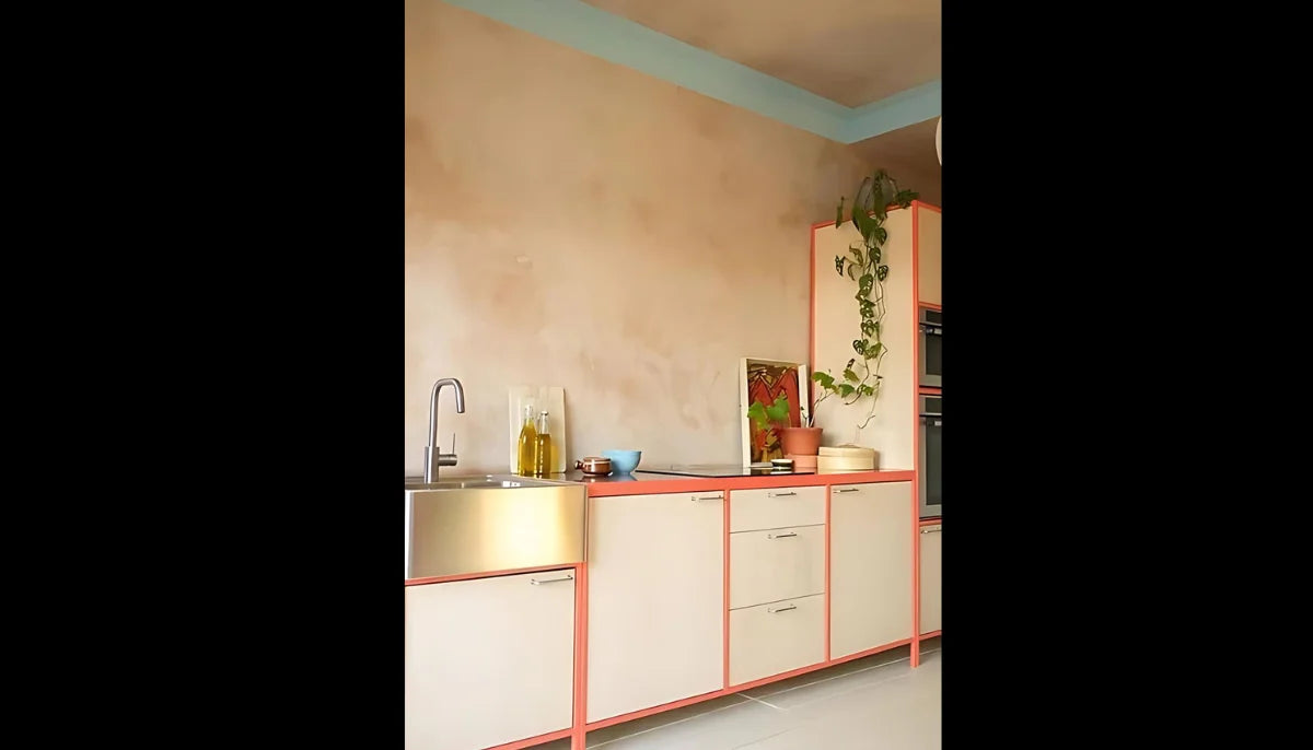 Temporäre Farbe - RAL 1015 Hellelfenbein - für Schränke, Arbeitsplatten, Wände, alle glatten Oberflächen - offRAL™