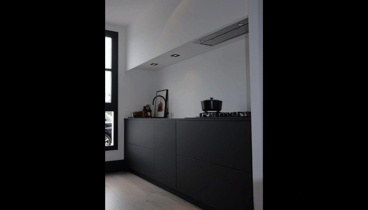 Kontaktfarbe - RAL 9011 Graphitschwarz - Airbnb-freundliche Farbe für jede glatte Oberfläche - offRAL™