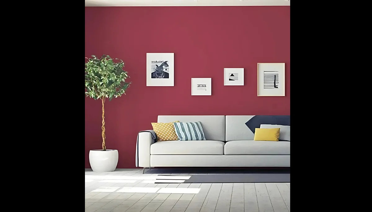 Tragbare Farbe - RAL 4002 Rotviolett - 1. Farbe in Plattenform, bereit zur Wiederverwendung auf allen glatten Oberflächen - offRAL™