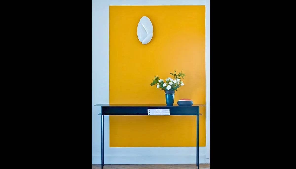 Tragbare Farbe - RAL 1004 Goldgelb - 1. Anstrich in Plattenform, bereit zur Wiederverwendung auf allen glatten Oberflächen - offRAL™