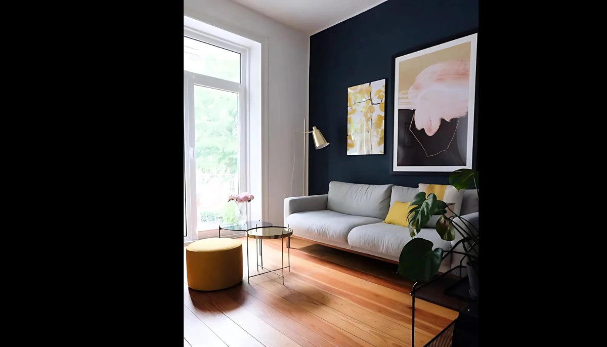 Selbstklebende Farbe - RAL 5004 Schwarzblau - temporäre tapetenähnliche Farbe für jede glatte Oberfläche - offRAL™