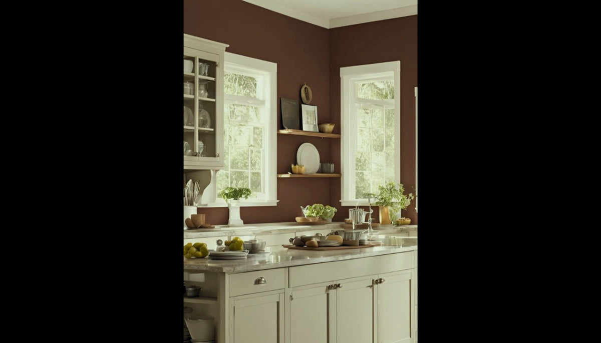 Selbstklebende Farbe - RAL 8028 Terrabraun - temporäre tapetenähnliche Farbe für jede glatte Oberfläche - offRAL™