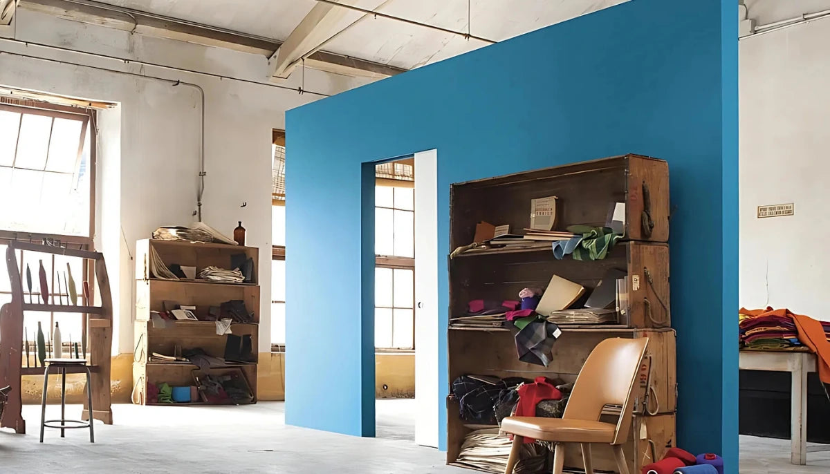 Abziehbare Farbe - RAL 5007 Brillantblau - superleicht zu entfernende Farbe für jede glatte Oberfläche - offRAL™