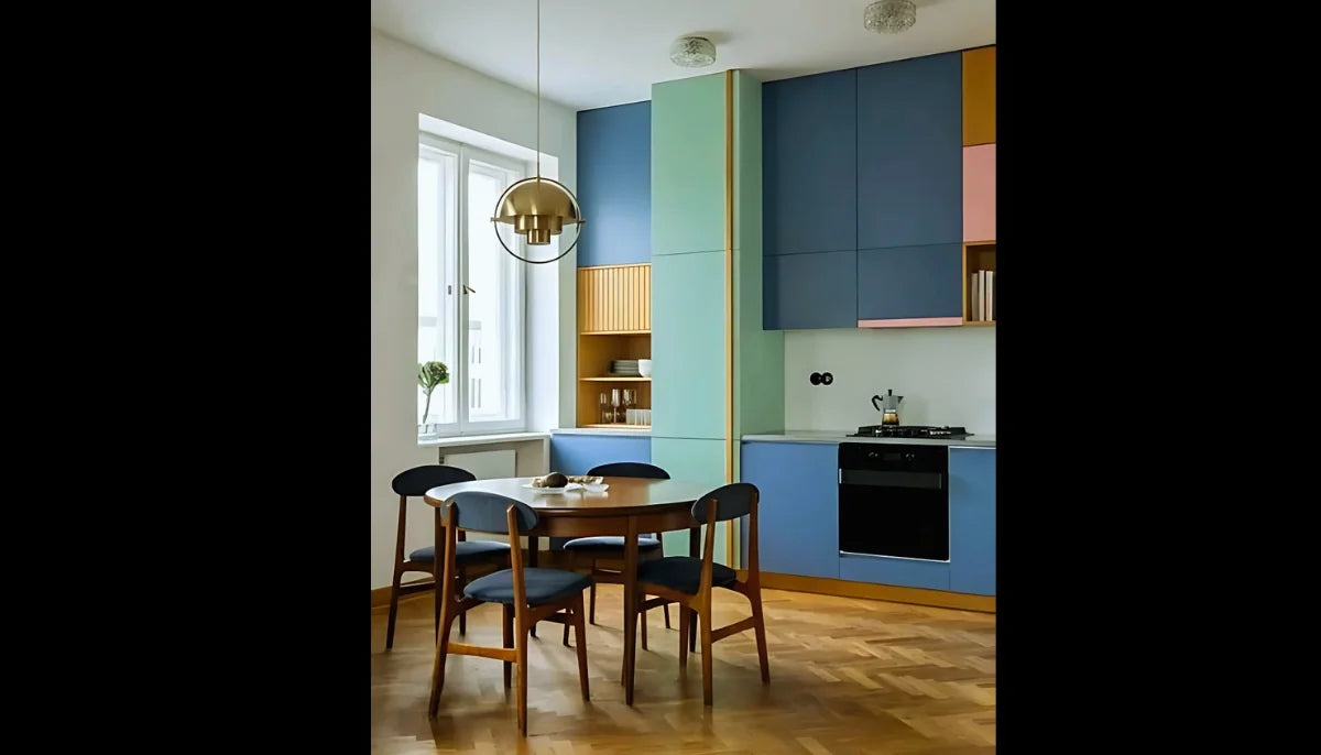 Temporäre Farbe - RAL 5023 Fernblau - für Schränke, Arbeitsplatten, Wände, jede glatte Oberfläche - offRAL™