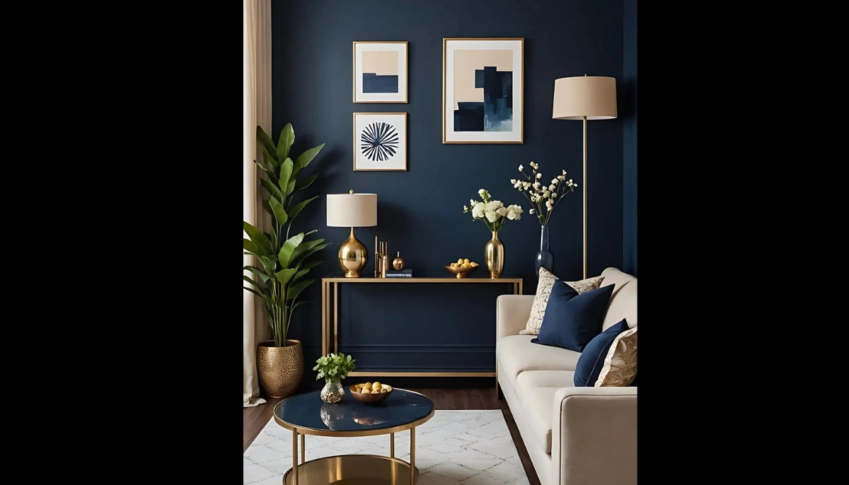 Selbstklebende Farbe - RAL 5011 Stahlblau - temporäre tapetenähnliche Farbe für jede glatte Oberfläche - offRAL™