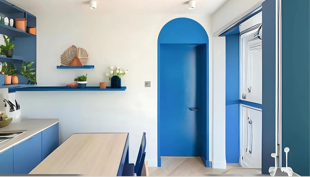 Kontaktfarbe - RAL 5015 Himmelblau - Airbnb-freundliche Farbe für jede glatte Oberfläche - offRAL™