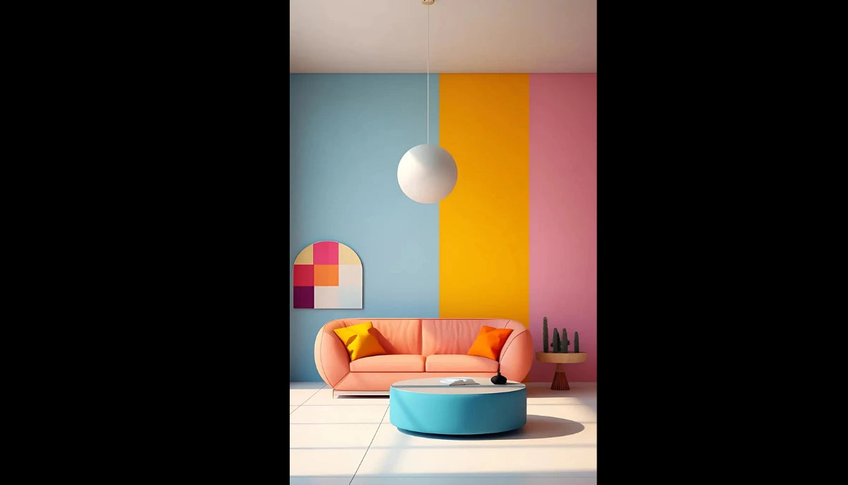 Kontaktfarbe - RAL 1028 Melonengelb - Airbnb-freundliche Farbe für jede glatte Oberfläche - offRAL™