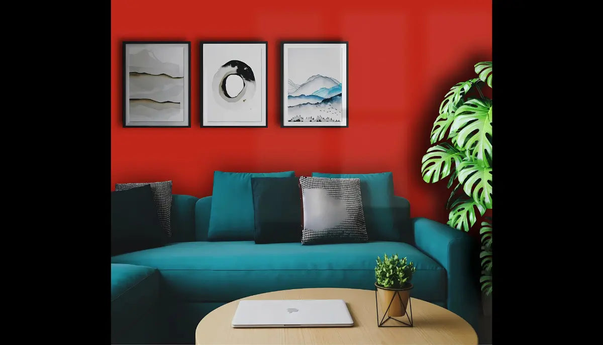 Temporäre Farbe - RAL 3020 Verkehrsrot - für Schränke, Arbeitsplatten, Wände, alle glatten Oberflächen - offRAL™