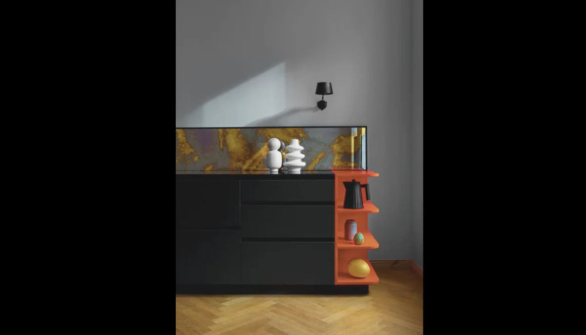 Temporäre Farbe - RAL 9004 Signalschwarz - für Schränke, Arbeitsplatten, Wände, alle glatten Oberflächen - offRAL™