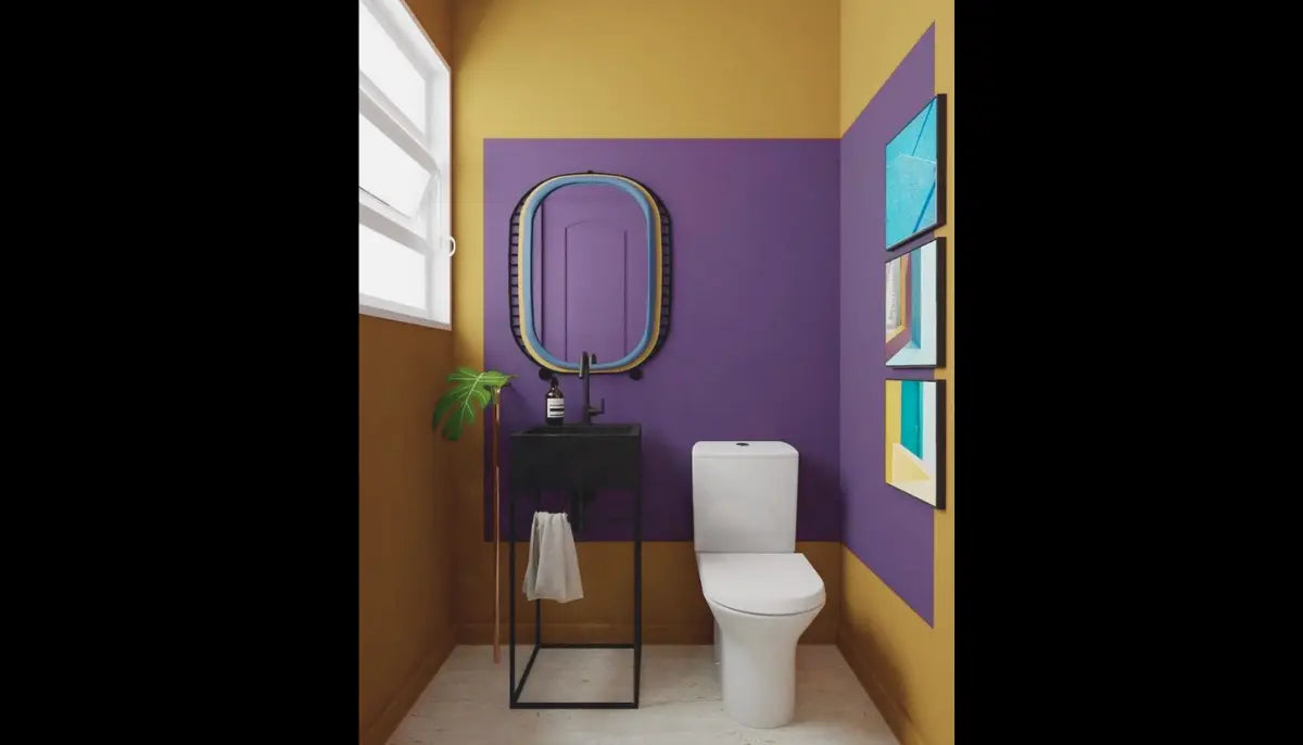 Abzieh- und Klebefarbe – RAL 1024 Ockergelb – vorübergehend mieterfreundliche, tapetenähnliche Farbe – offRAL™