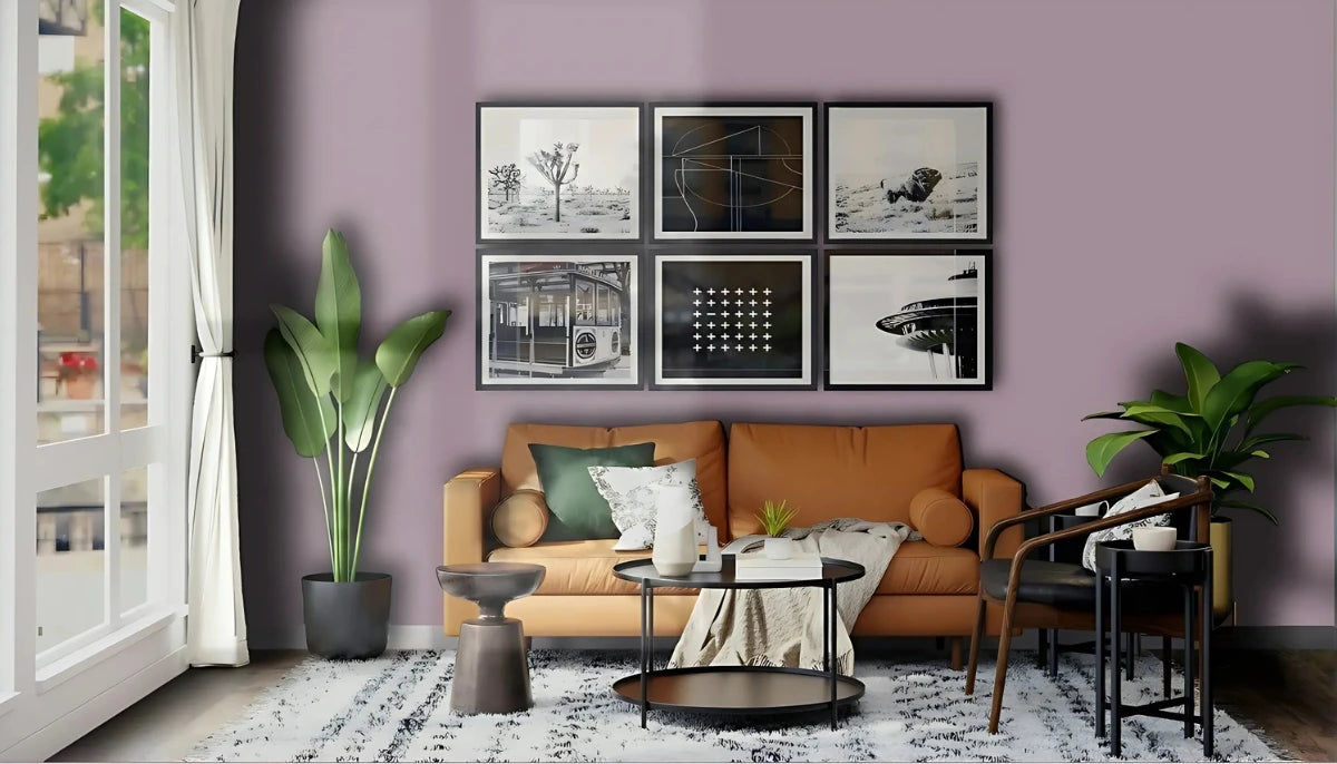 Kontaktfarbe - RAL 4009 Pastellviolett - Airbnb-freundliche Farbe für jede glatte Oberfläche - offRAL™