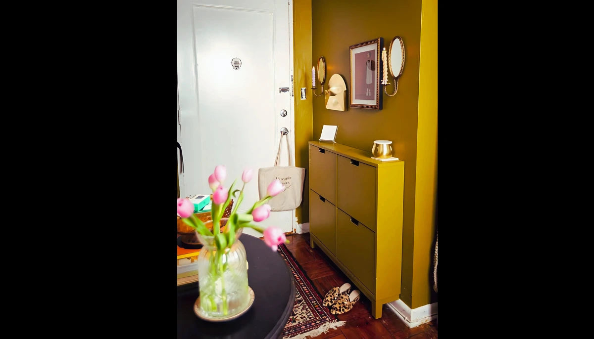 Tragbare Farbe - RAL 1027 Curry - 1. Farbe in Blättern, bereit zur Wiederverwendung auf jeder glatten Oberfläche - offRAL™