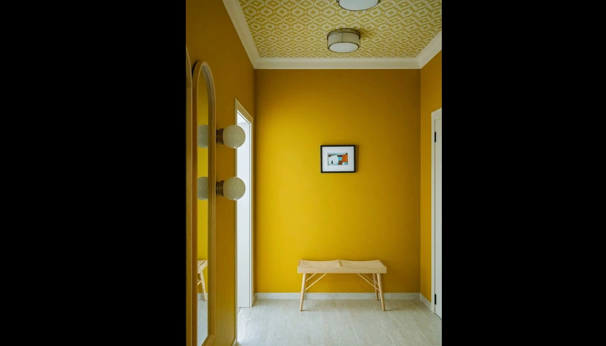 Tragbare Farbe - RAL 1027 Curry - 1. Farbe in Blättern, bereit zur Wiederverwendung auf jeder glatten Oberfläche - offRAL™