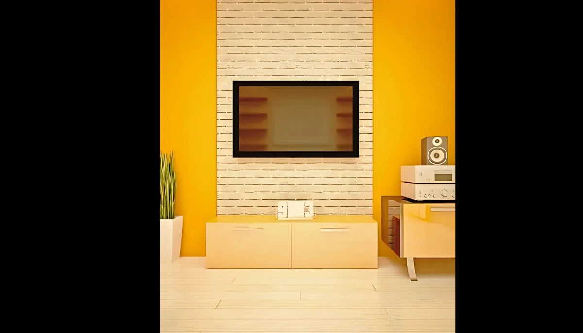 Temporäre Farbe - RAL 1032 Ginstergelb - für Schränke, Arbeitsplatten, Wände, alle glatten Oberflächen - offRAL™