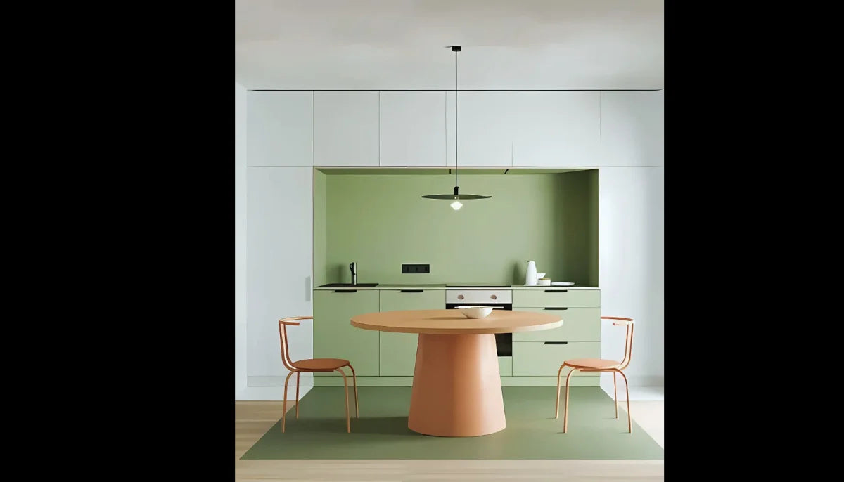 Selbstklebende Farbe - RAL 6021 Blassgrün - temporäre tapetenähnliche Farbe für jede glatte Oberfläche - offRAL™